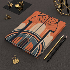 Art Deco Rule - Lined Hardcover Journal (Back to School / Gratitude / Manifesting Journal) - FNKY ROOSTER DESIGNS