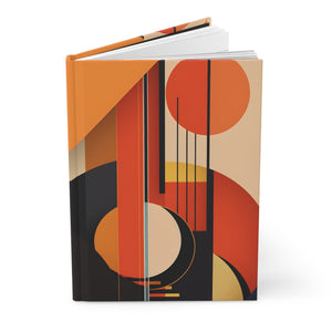 Art Deco Rule - Lined Hardcover Journal (Back to School / Gratitude / Manifesting Journal) - FNKY ROOSTER DESIGNS