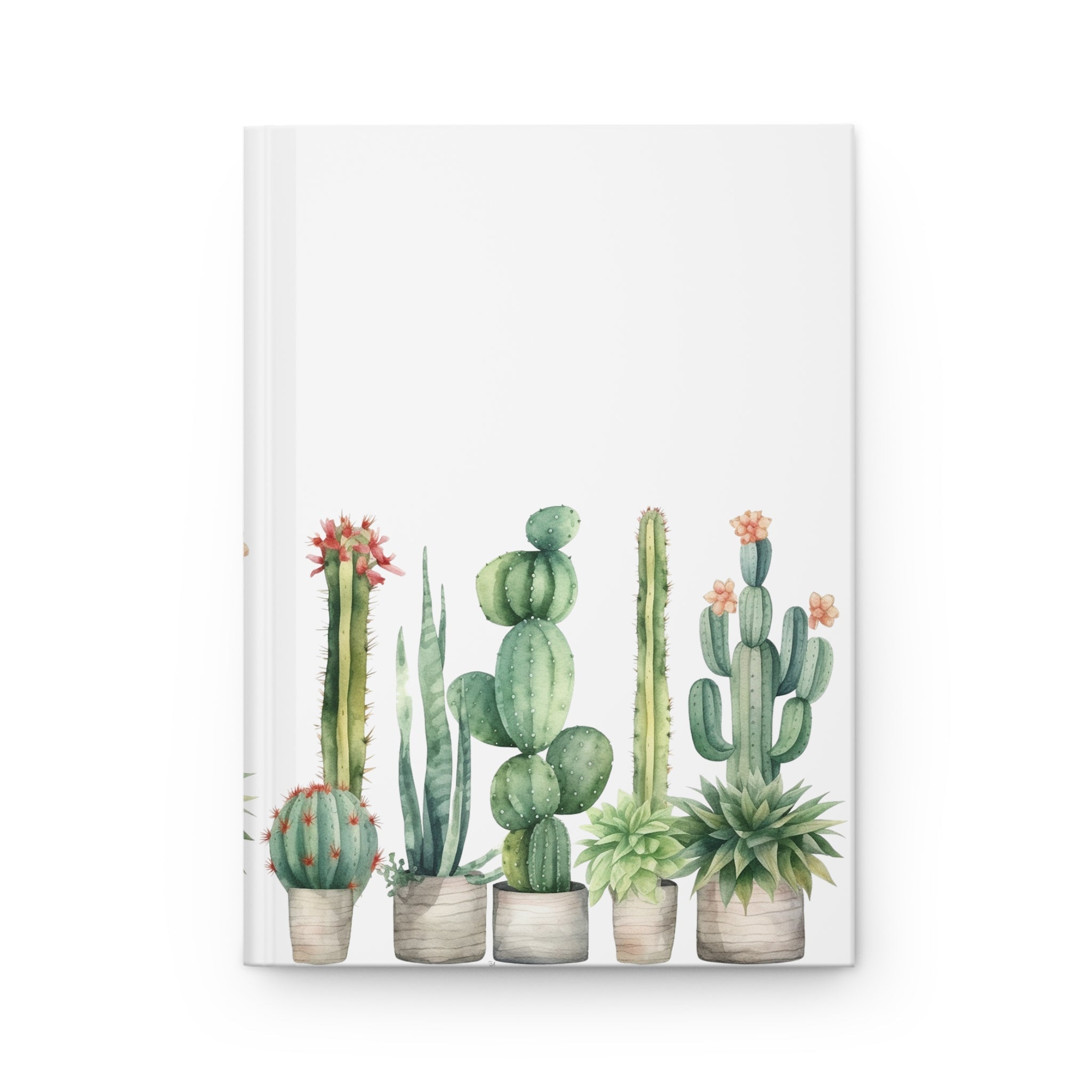 Cactus Hardcover Journal (Back to School / Gratitude / Manifesting Journal) - FNKY ROOSTER DESIGNS