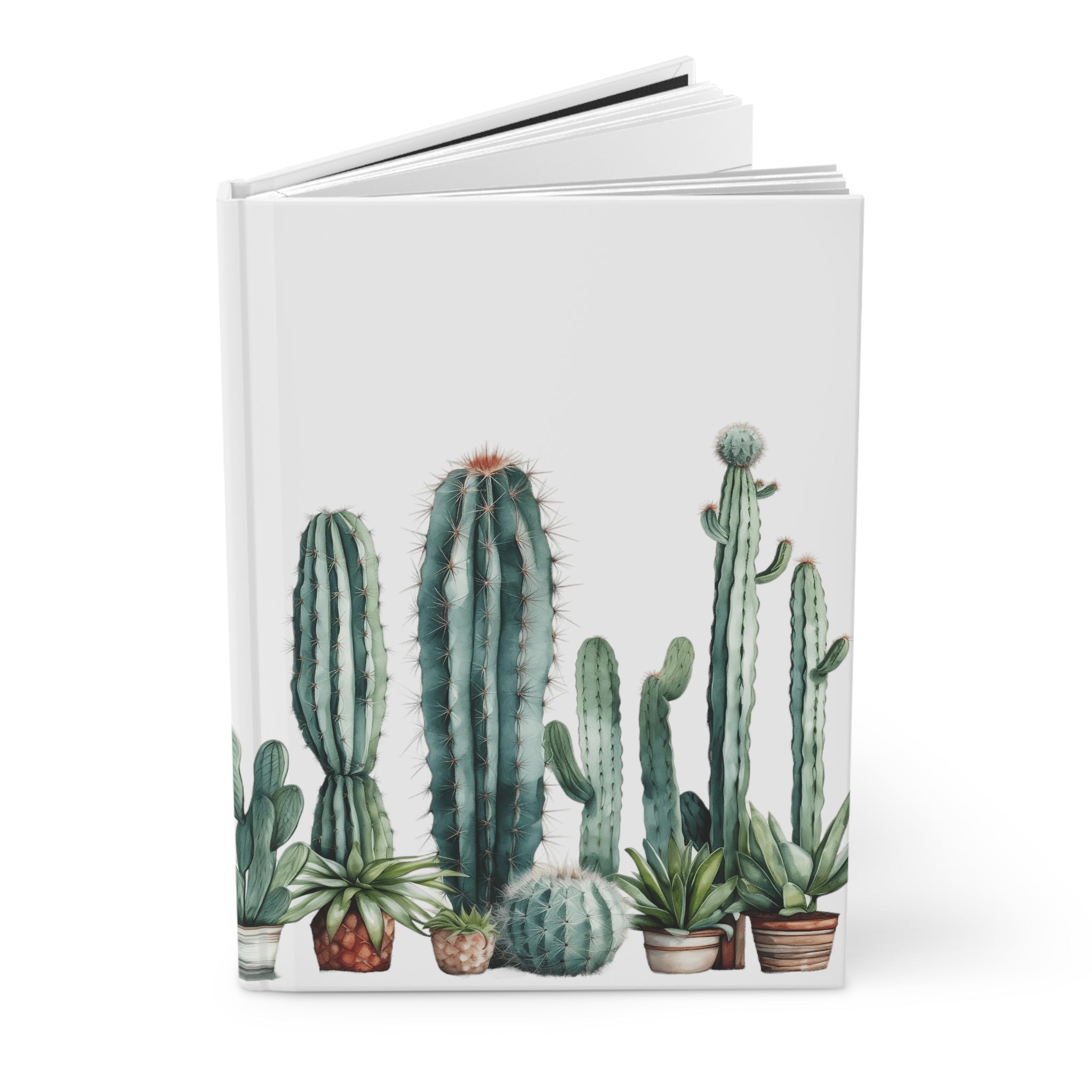 Cactus Hardcover Journal (Back to School / Gratitude / Manifesting Journal) - FNKY ROOSTER DESIGNS