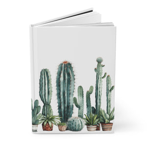 Cactus Hardcover Journal (Back to School / Gratitude / Manifesting Journal) - FNKY ROOSTER DESIGNS