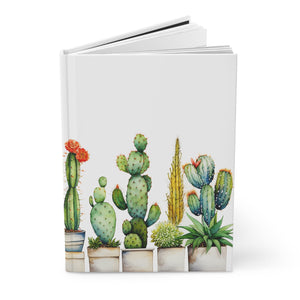 Cactus Hardcover Journal (Back to School / Gratitude / Manifesting Journal) - FNKY ROOSTER DESIGNS