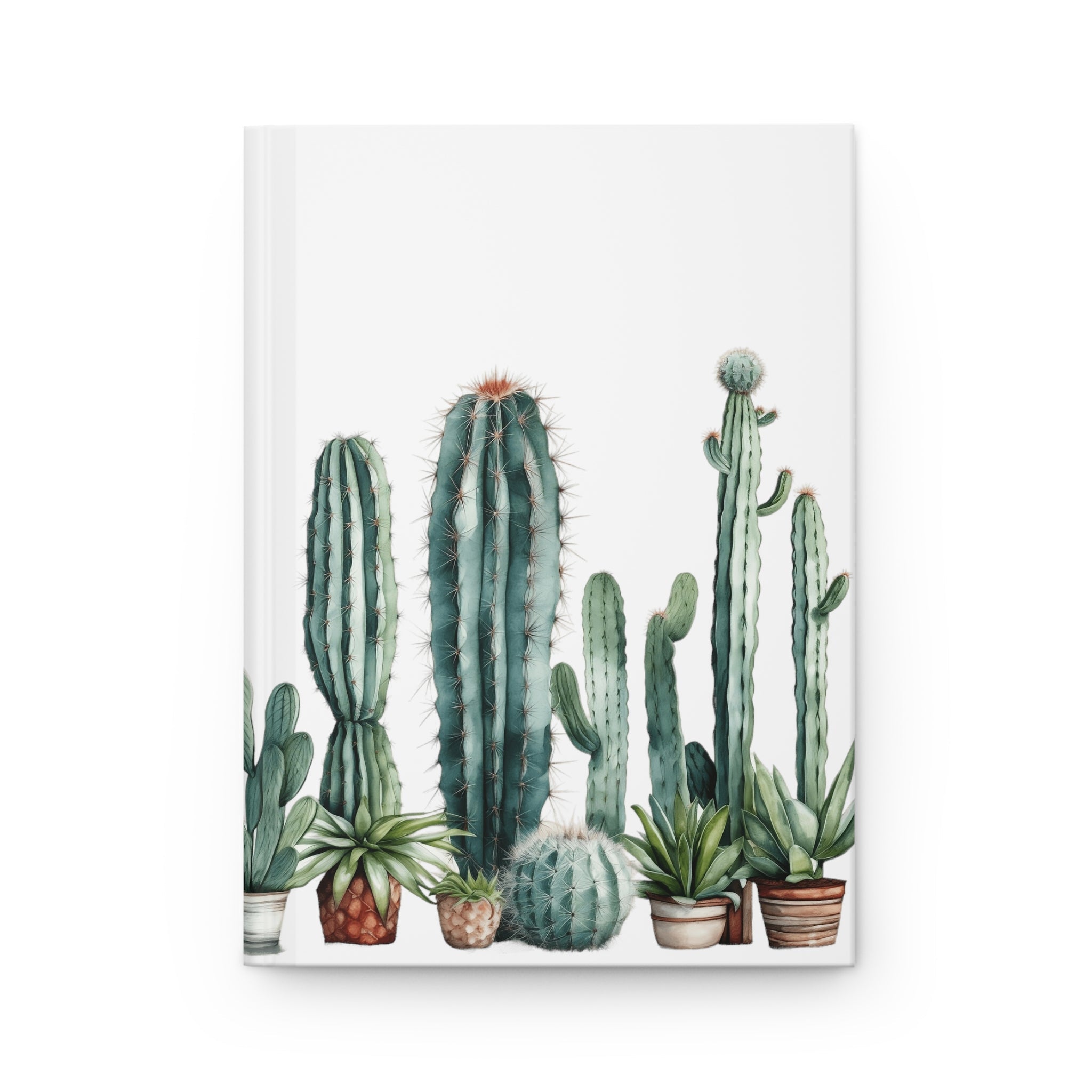 Cactus Hardcover Journal (Back to School / Gratitude / Manifesting Journal) - FNKY ROOSTER DESIGNS