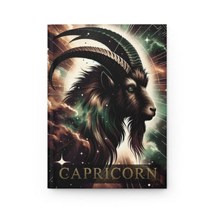Capricorn Sea goat Zodiac Hardcover Journal - FNKY ROOSTER DESIGNS