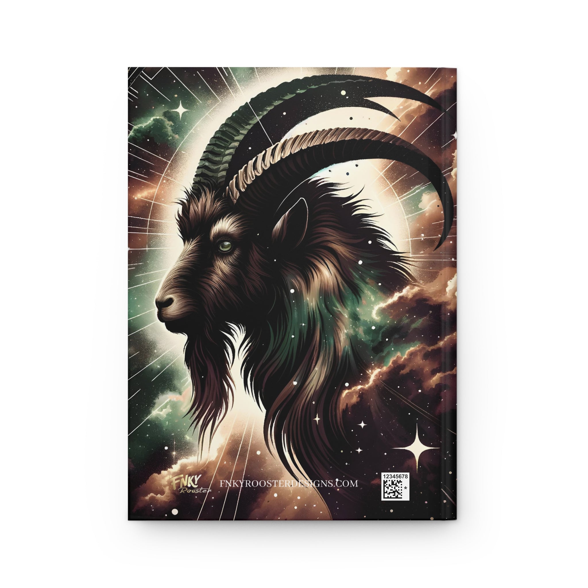 Capricorn Sea goat Zodiac Hardcover Journal - FNKY ROOSTER DESIGNS