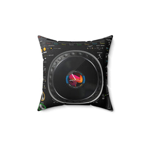 CDJ3000 Pillow Spun Polyester Square Pillow for music lovers and DJ - FNKY ROOSTER DESIGNS