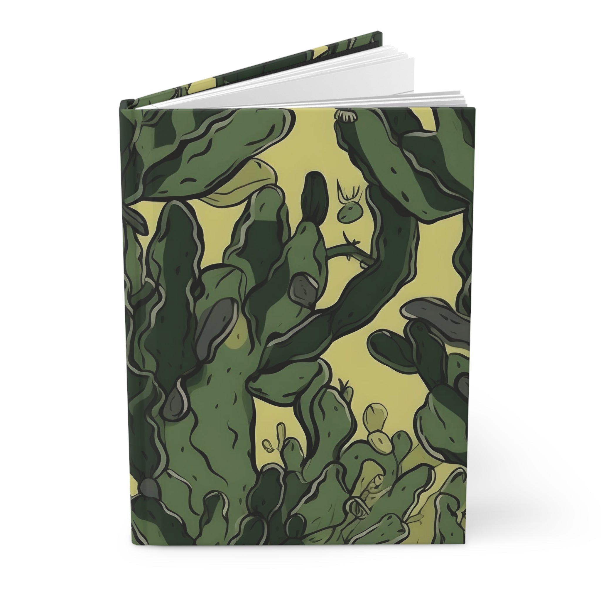 Desert Camouflage Hardcover Journal - Lined/Blank Pages - Military Style Notebook - Tactical Diary - Gift for Veterans, Outdoor Enthusiasts - FNKY ROOSTER DESIGNS
