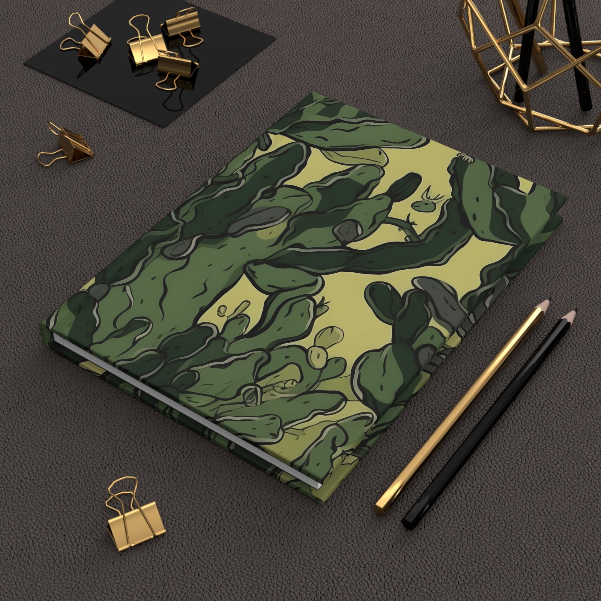 Desert Camouflage Hardcover Journal - Lined/Blank Pages - Military Style Notebook - Tactical Diary - Gift for Veterans, Outdoor Enthusiasts - FNKY ROOSTER DESIGNS