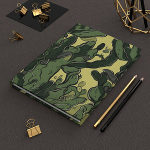 Desert Camouflage Hardcover Journal - Lined/Blank Pages - Military Style Notebook - Tactical Diary - Gift for Veterans, Outdoor Enthusiasts - FNKY ROOSTER DESIGNS