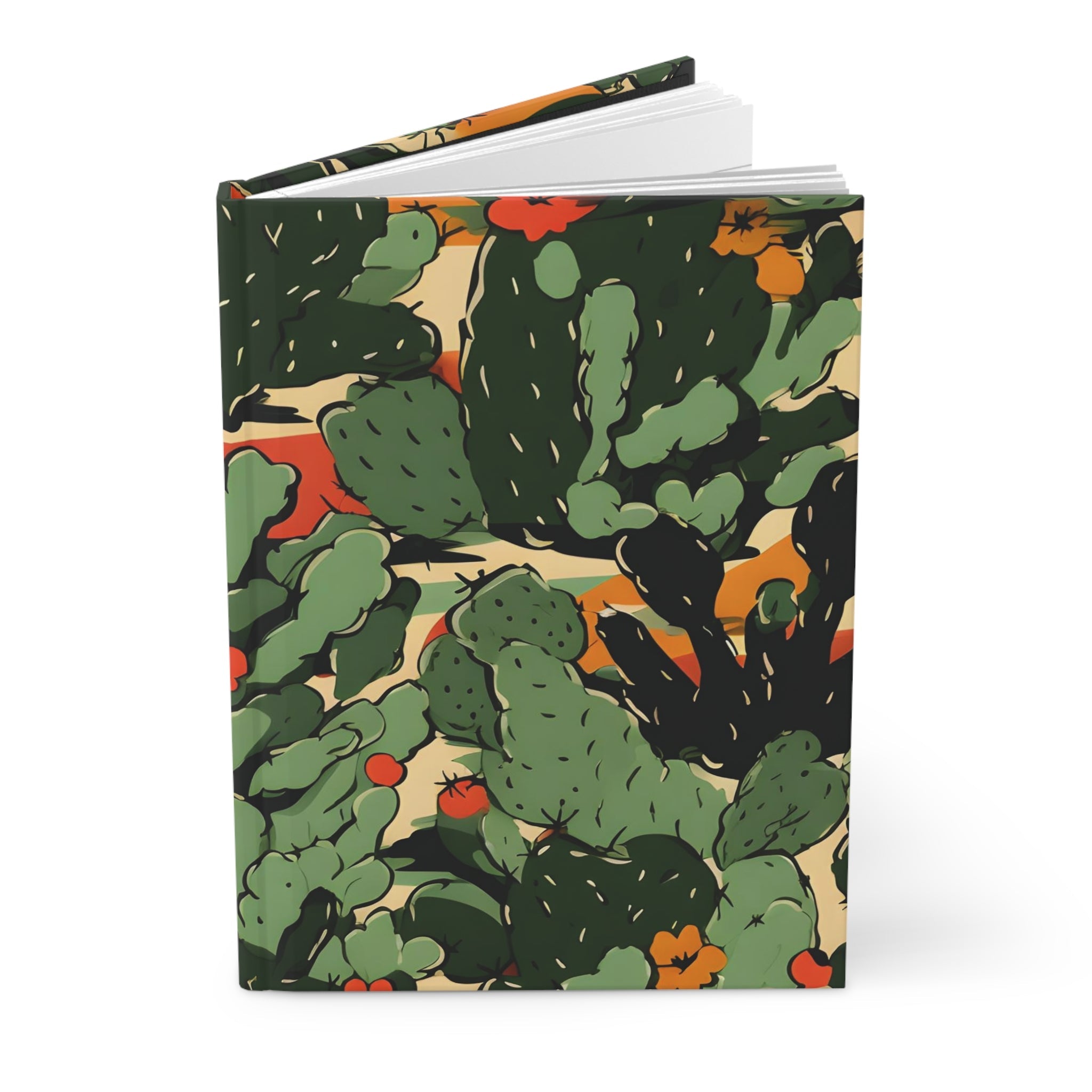 Desert Camouflage Hardcover Journal - Lined/Blank Pages - Military Style Notebook - Tactical Diary - Gift for Veterans, Outdoor Enthusiasts - FNKY ROOSTER DESIGNS