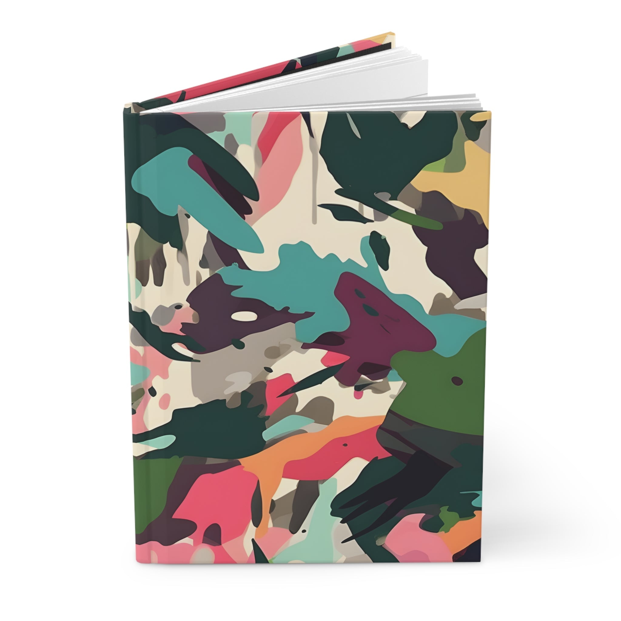 Desert Camouflage Hardcover Journal - Lined/Blank Pages - Military Style Notebook - Tactical Diary - Gift for Veterans, Outdoor Enthusiasts - FNKY ROOSTER DESIGNS