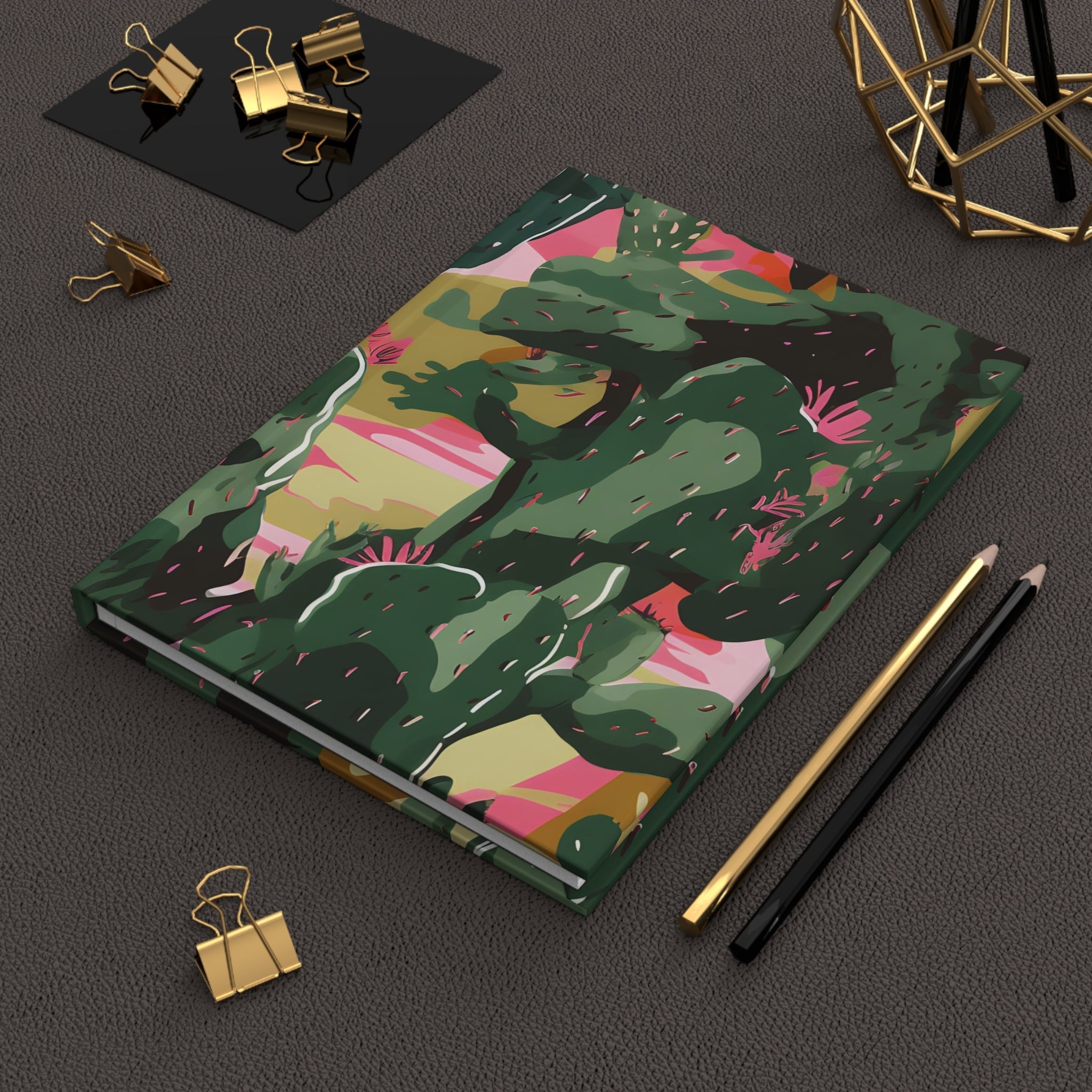 Desert Camouflage Hardcover Journal - Lined/Blank Pages - Military Style Notebook - Tactical Diary - Gift for Veterans, Outdoor Enthusiasts - FNKY ROOSTER DESIGNS