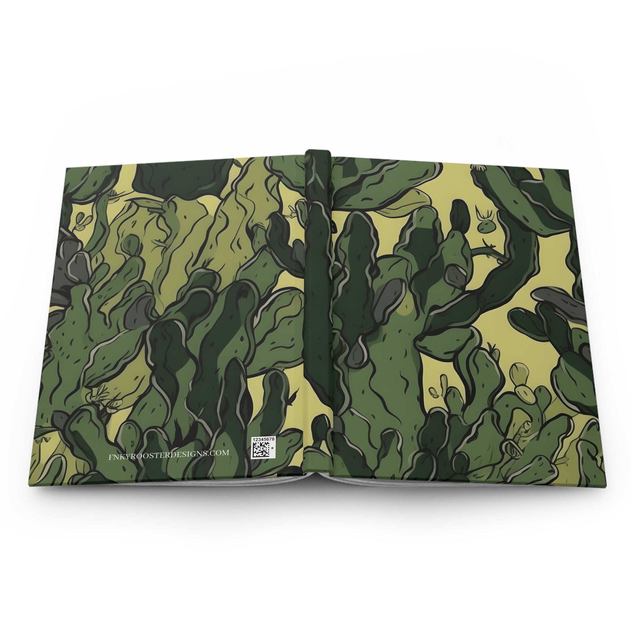 Desert Camouflage Hardcover Journal - Lined/Blank Pages - Military Style Notebook - Tactical Diary - Gift for Veterans, Outdoor Enthusiasts - FNKY ROOSTER DESIGNS