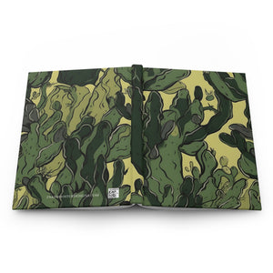 Desert Camouflage Hardcover Journal - Lined/Blank Pages - Military Style Notebook - Tactical Diary - Gift for Veterans, Outdoor Enthusiasts - FNKY ROOSTER DESIGNS