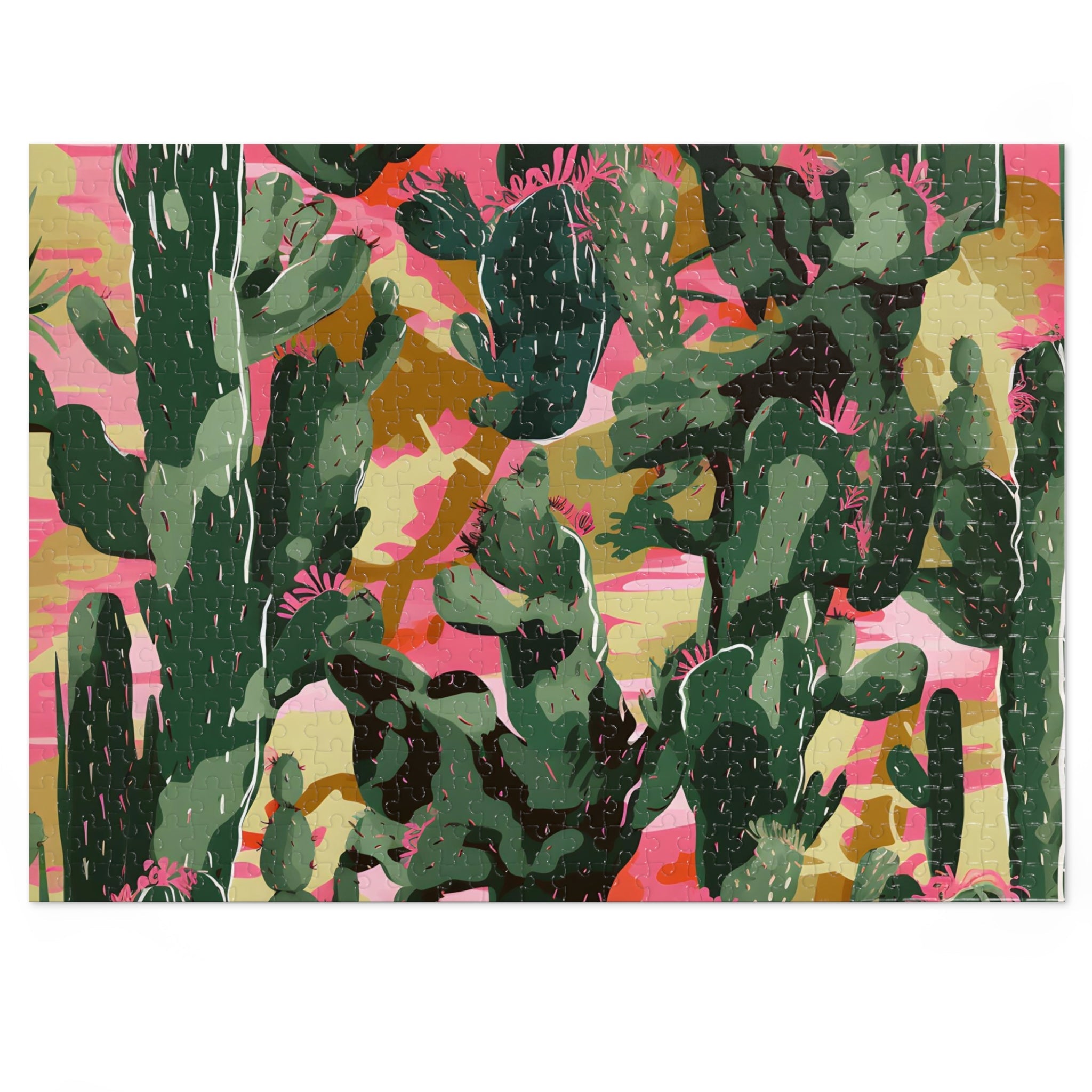 Desert Camouflage Jigsaw Puzzle: Choose Your Challenge with 30 to 1000 Pieces - Ships in Gift - Ready Metal Tin - FNKY ROOSTER DESIGNS