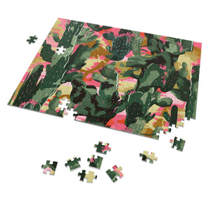 Desert Camouflage Jigsaw Puzzle: Choose Your Challenge with 30 to 1000 Pieces - Ships in Gift - Ready Metal Tin - FNKY ROOSTER DESIGNS