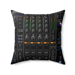 DJ Mixer Square Pillow Perfect gift for music lovers and DJ - FNKY ROOSTER DESIGNS