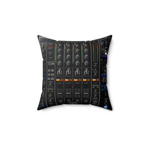 DJ Mixer Square Pillow Perfect gift for music lovers and DJ - FNKY ROOSTER DESIGNS