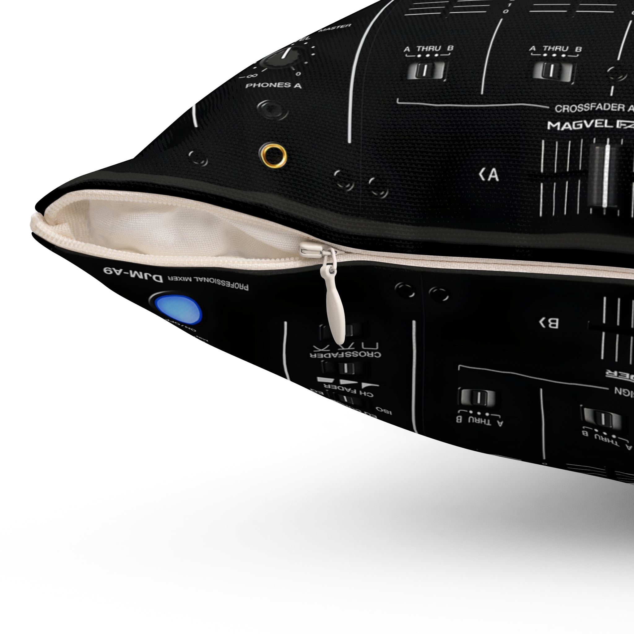 DJ Mixer Square Pillow Perfect gift for music lovers and DJ - FNKY ROOSTER DESIGNS