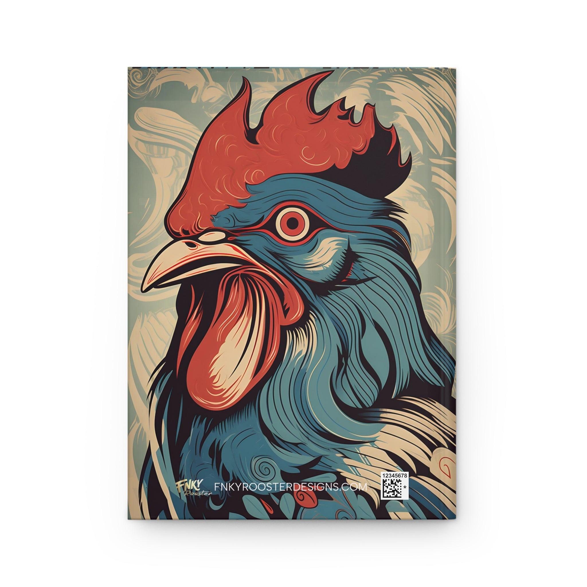 FNKY Rooster Hard Cover Hardcover Journal - FNKY ROOSTER DESIGNS