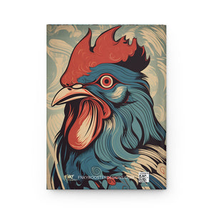FNKY Rooster Hard Cover Hardcover Journal - FNKY ROOSTER DESIGNS