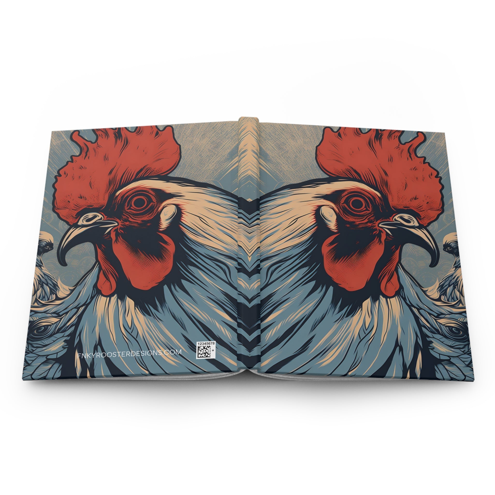 FNKY Rooster Hard Cover Notebook or Journal (Back to School / Gratitude / Manifesting Journal) - FNKY ROOSTER DESIGNS
