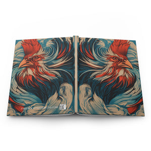 FNKY Rooster Hard Cover Notebook or Journal (Back to School / Gratitude / Manifesting Journal) - FNKY ROOSTER DESIGNS
