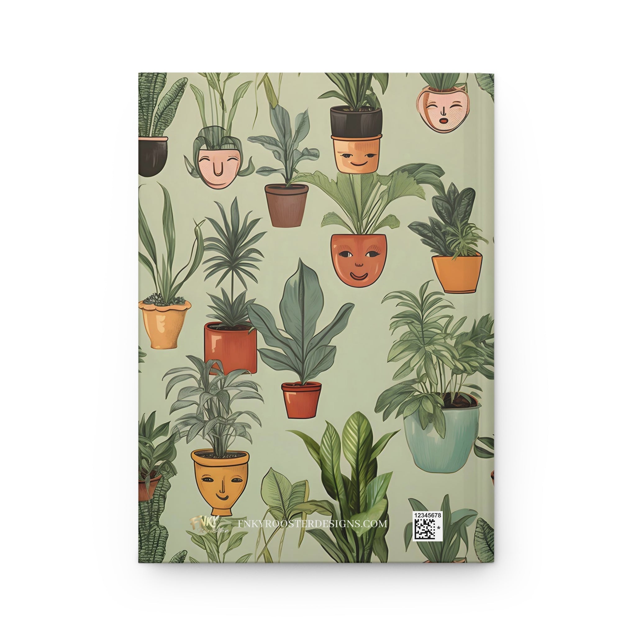 Happy Cactus Hardcover Journal (Back to School / Gratitude / Manifesting Journal) - FNKY ROOSTER DESIGNS
