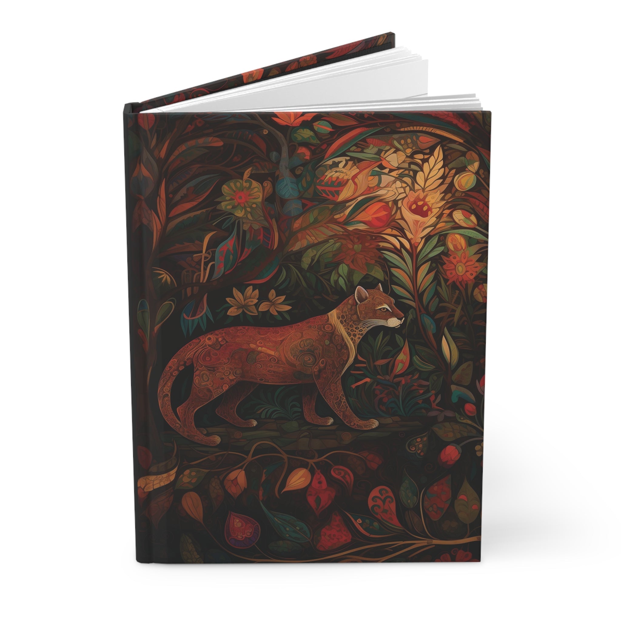 Jungle Puma Hardcover Journal - FNKY ROOSTER DESIGNS