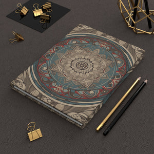 Midnight Camp Chronicles: Ornamental Echoes Hard Cover Notebook or Journal (Back to School / Gratitude / Manifesting Journal) - FNKY ROOSTER DESIGNS