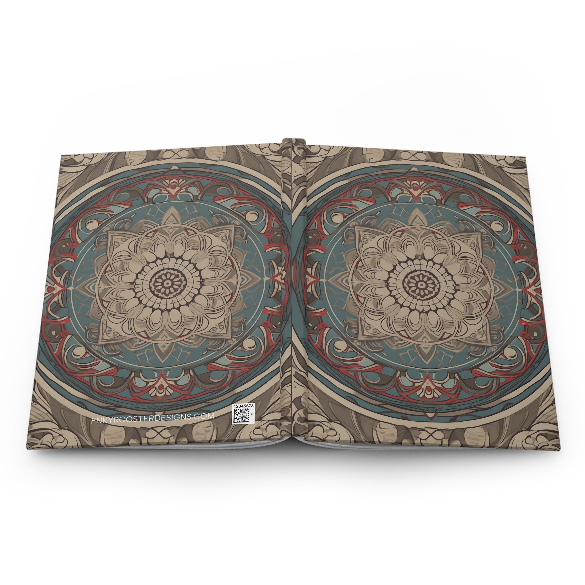 Midnight Camp Chronicles: Ornamental Echoes Hard Cover Notebook or Journal (Back to School / Gratitude / Manifesting Journal) - FNKY ROOSTER DESIGNS