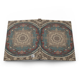 Midnight Camp Chronicles: Ornamental Echoes Hard Cover Notebook or Journal (Back to School / Gratitude / Manifesting Journal) - FNKY ROOSTER DESIGNS