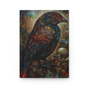 Mosaic Bird Folk Art Hardcover Journal - FNKY ROOSTER DESIGNS