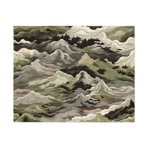 Mountain Camo Jigsaw Puzzle: Choose Your Challenge with 30 to 1000 Pieces - Ships in Gift - Ready Metal Tin - FNKY ROOSTER DESIGNS