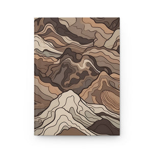 Mountain Camouflage Hardcover Journal - Ruled Pages - Outdoor Adventure Notebook - Hiking, Camping, Hunting Journal - Gift for Nature Lovers - FNKY ROOSTER DESIGNS