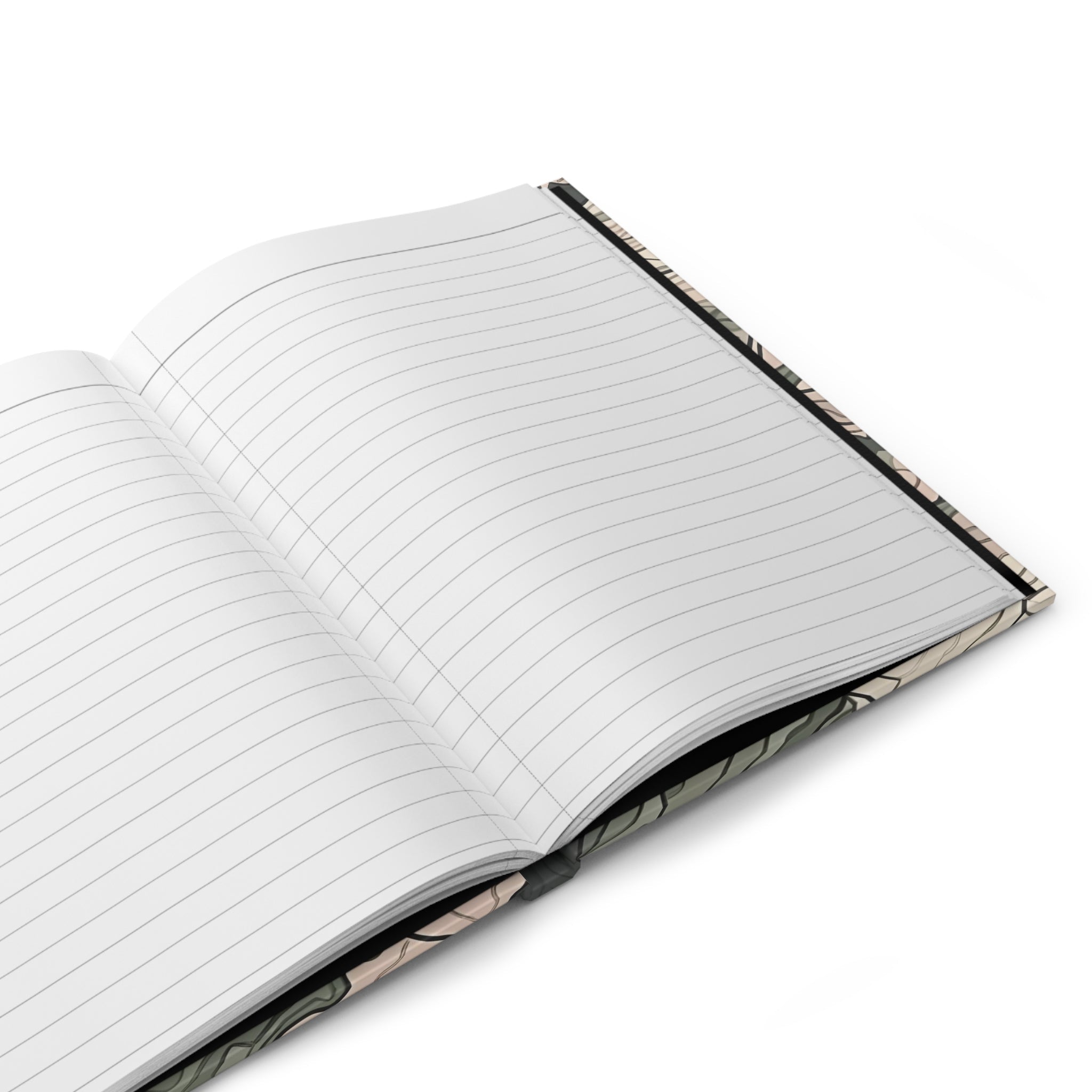 Mountain Camouflage Hardcover Journal - Ruled Pages - Outdoor Adventure Notebook - Hiking, Camping, Hunting Journal - Gift for Nature Lovers - FNKY ROOSTER DESIGNS