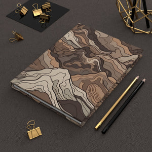 Mountain Camouflage Hardcover Journal - Ruled Pages - Outdoor Adventure Notebook - Hiking, Camping, Hunting Journal - Gift for Nature Lovers - FNKY ROOSTER DESIGNS