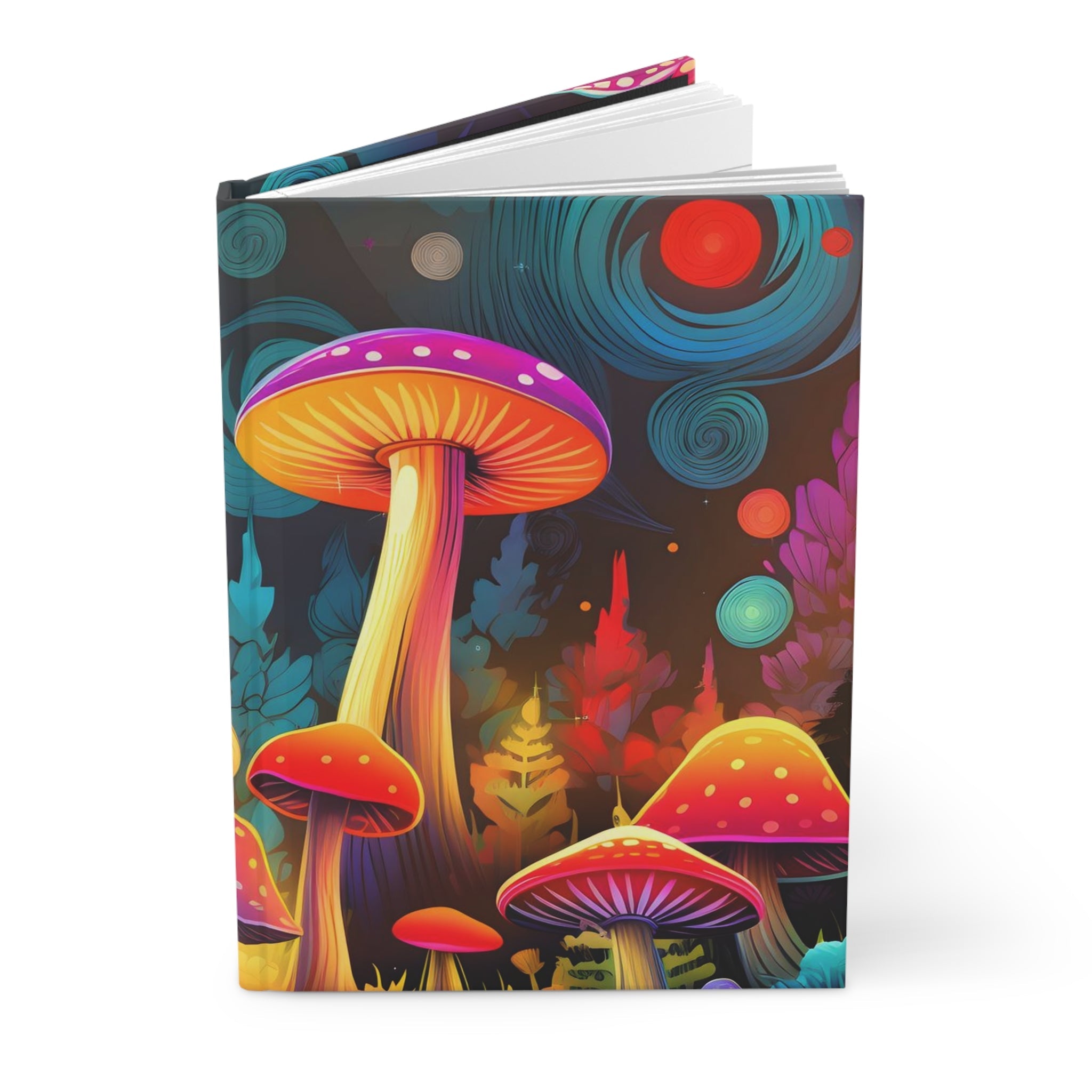 Mushroom Journal Hardcover Matte (Gratitude / Manifesting / Affirmation) - FNKY ROOSTER DESIGNS