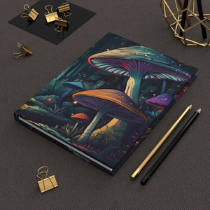 Mushroom Journal Hardcover Matte Notebook (Gratitude / Manifesting / Affirmation) - FNKY ROOSTER DESIGNS