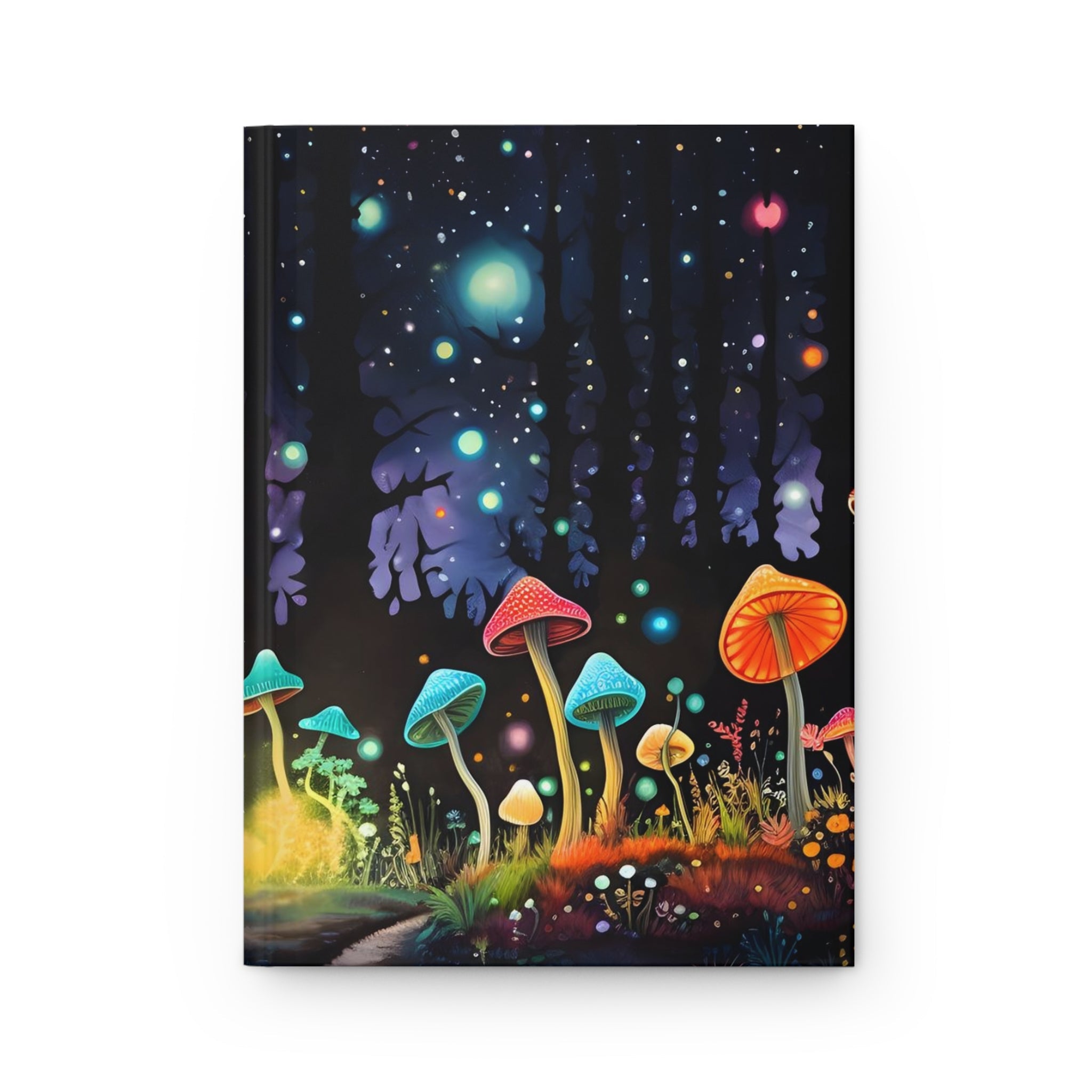 Mushroom Journal Hardcover Matte Notebook (Gratitude / Manifesting / Affirmation) - FNKY ROOSTER DESIGNS