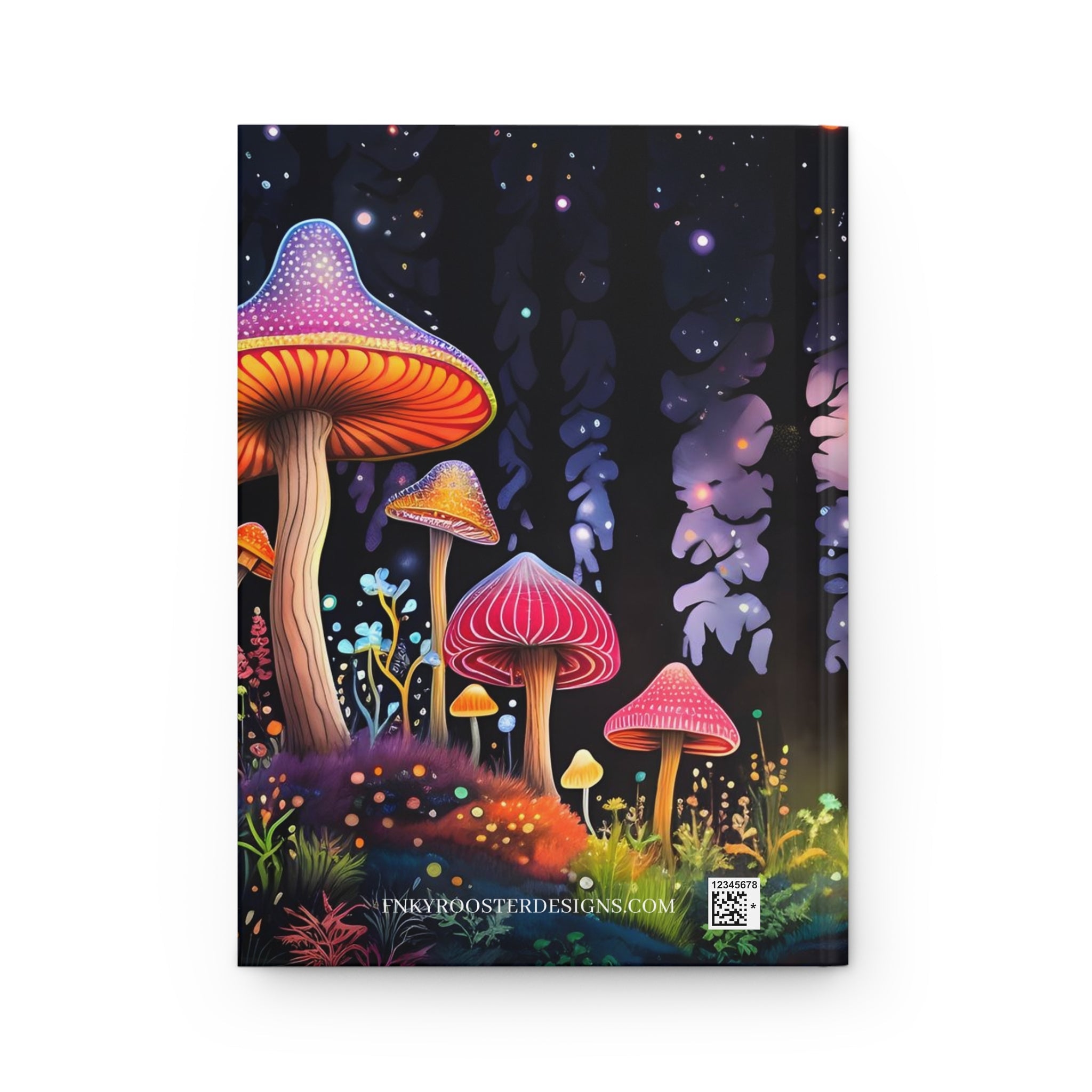 Mushroom Journal Hardcover Matte Notebook (Gratitude / Manifesting / Affirmation) - FNKY ROOSTER DESIGNS