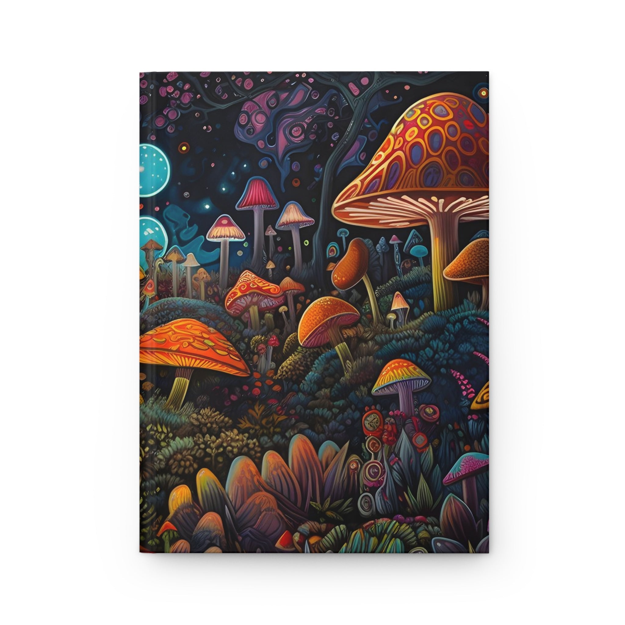 Mushroom Journey Hardcover Journal Matte (Gratitude / Manifesting / Affirmation) - FNKY ROOSTER DESIGNS