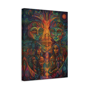 Oneness: A Vision of Unity Canvas Print - Spiritual Wall Art Canvas Stretched, 1.25'' - FNKY ROOSTER DESIGNS