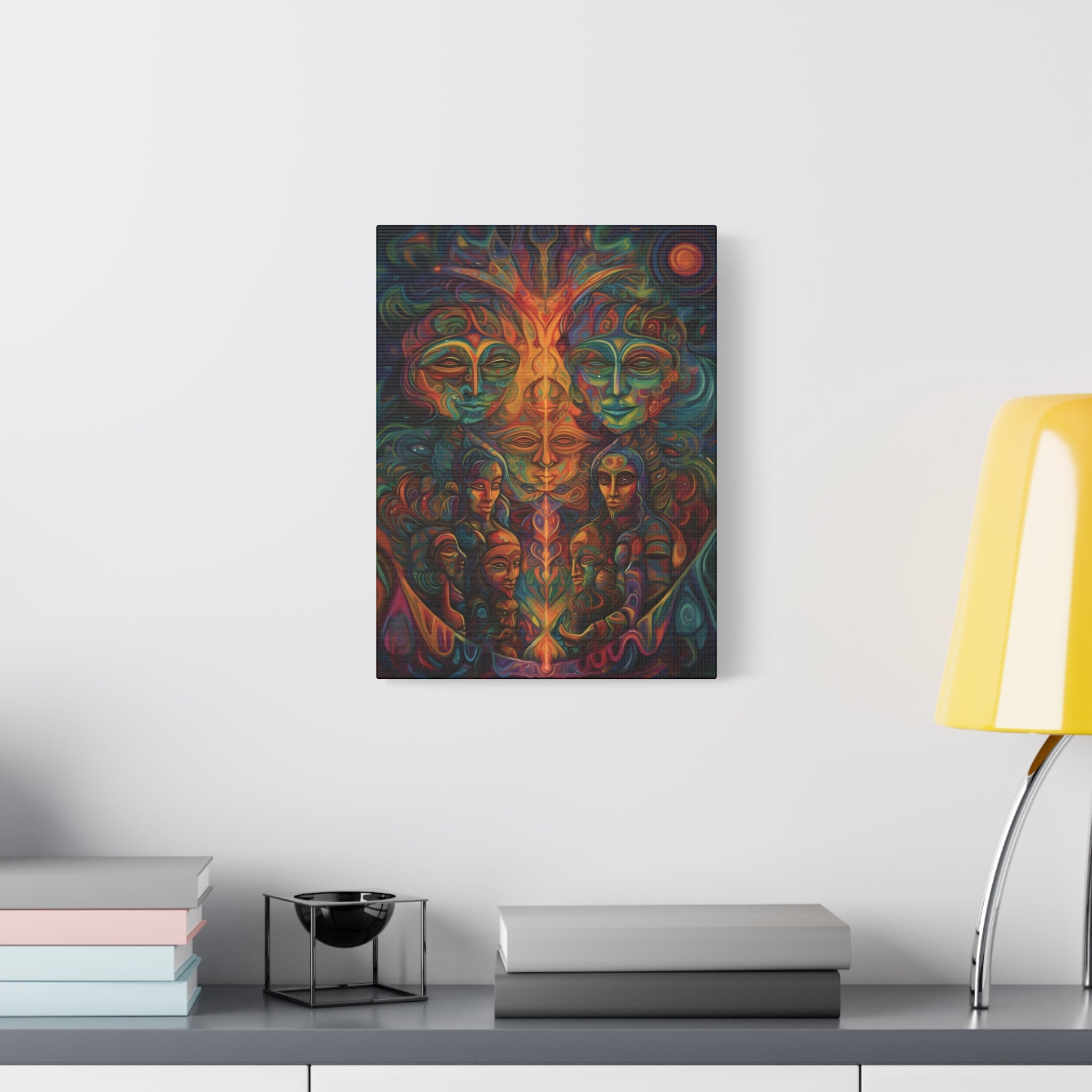 Oneness: A Vision of Unity Canvas Print - Spiritual Wall Art Canvas Stretched, 1.25'' - FNKY ROOSTER DESIGNS