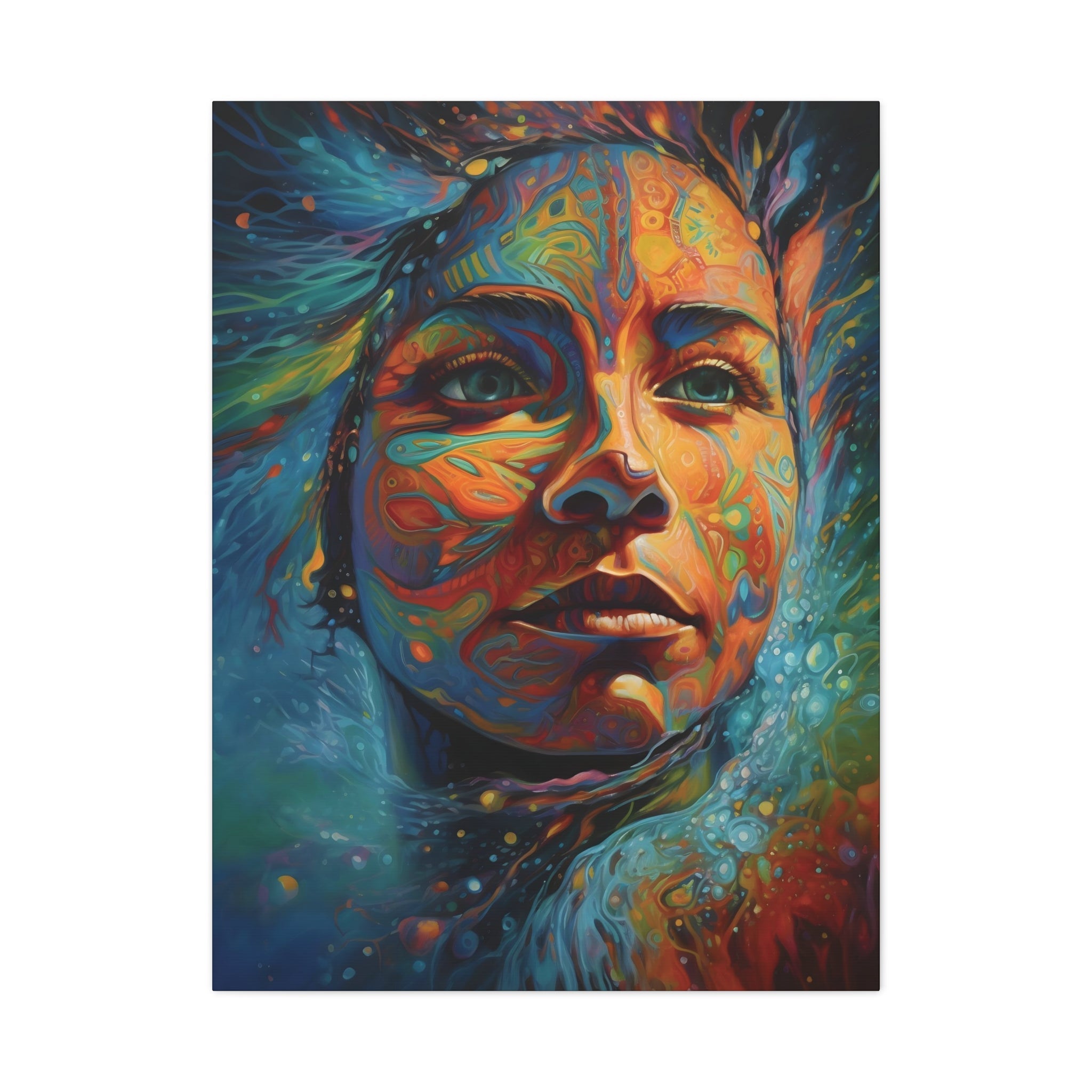 Pachamama - Ayahuasca Sacred Vision Canvas Print - Matte Canvas, Stretched, 1.25" (Series 2) - FNKY ROOSTER DESIGNS