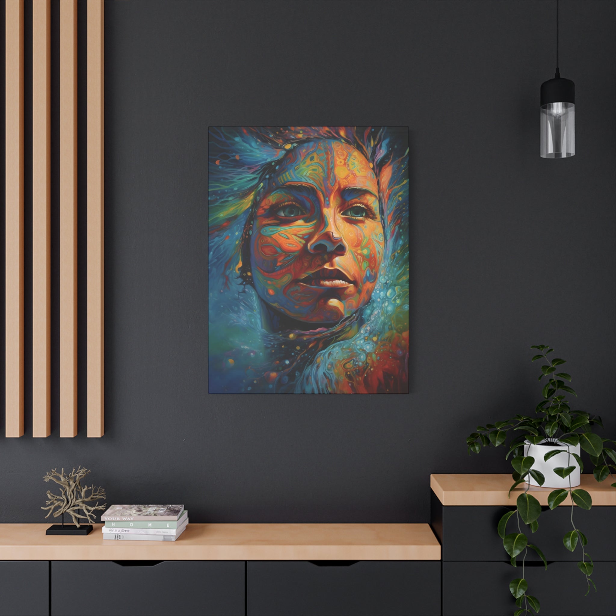 Pachamama - Ayahuasca Sacred Vision Canvas Print - Matte Canvas, Stretched, 1.25" (Series 2) - FNKY ROOSTER DESIGNS