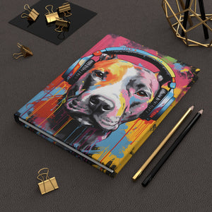 Pit Bull Hardcover Journal (Back to School / Gratitude / Manifesting Journal) - FNKY ROOSTER DESIGNS