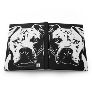 Pit Bull Hardcover Journal (Back to School / Gratitude / Manifesting Journal) - FNKY ROOSTER DESIGNS