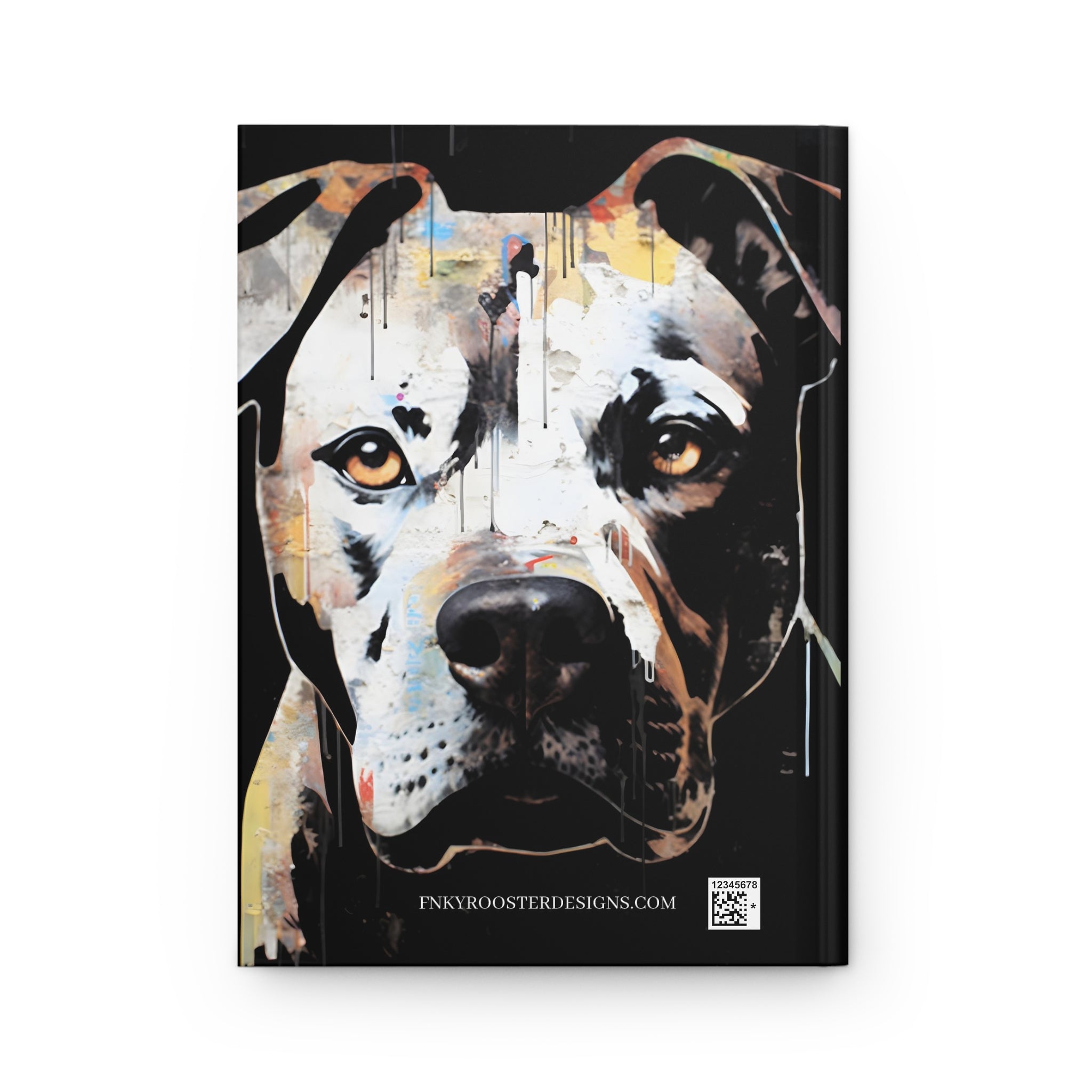 Pit Bull Hardcover Journal (Back to School / Gratitude / Manifesting Journal) - FNKY ROOSTER DESIGNS