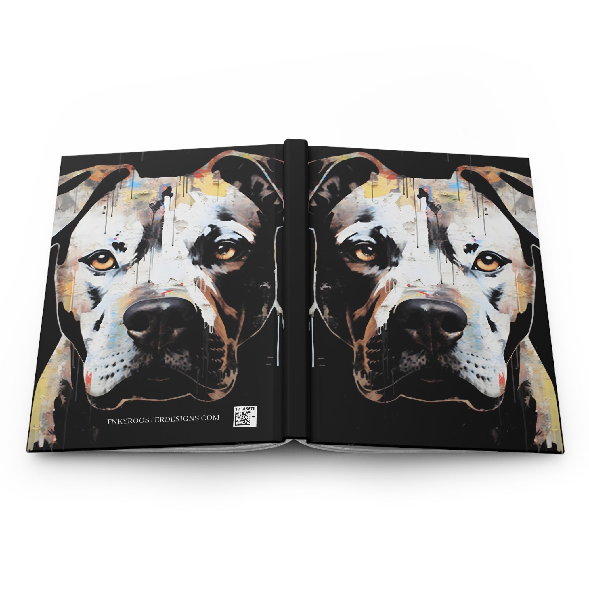 Pitbull Hardcover Journal (Back to School / Gratitude / Manifesting Journal) - FNKY ROOSTER DESIGNS